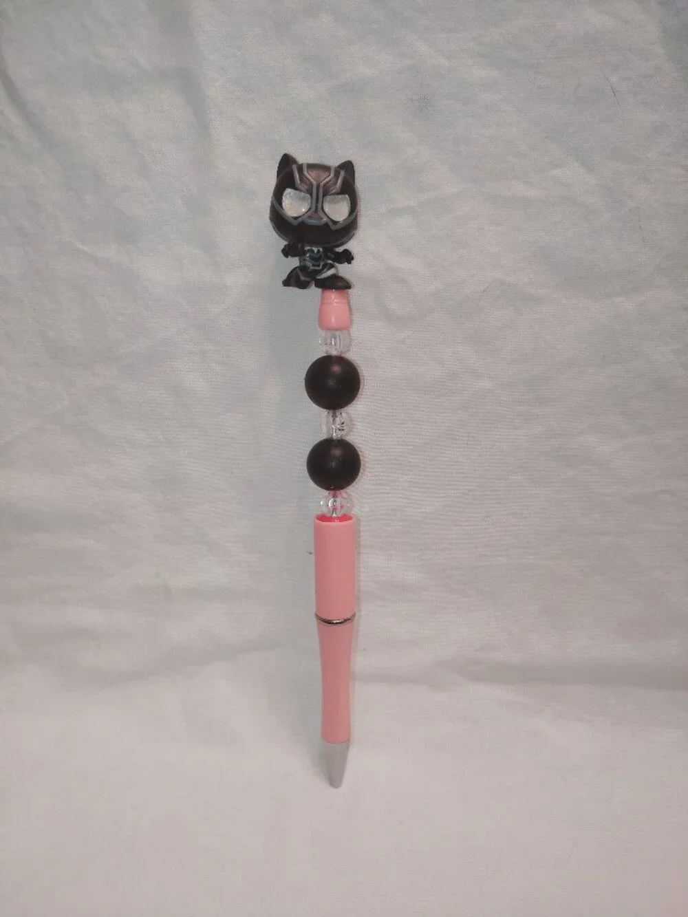 Disney Doorable- Black Panther-Handmade Beaded Pen